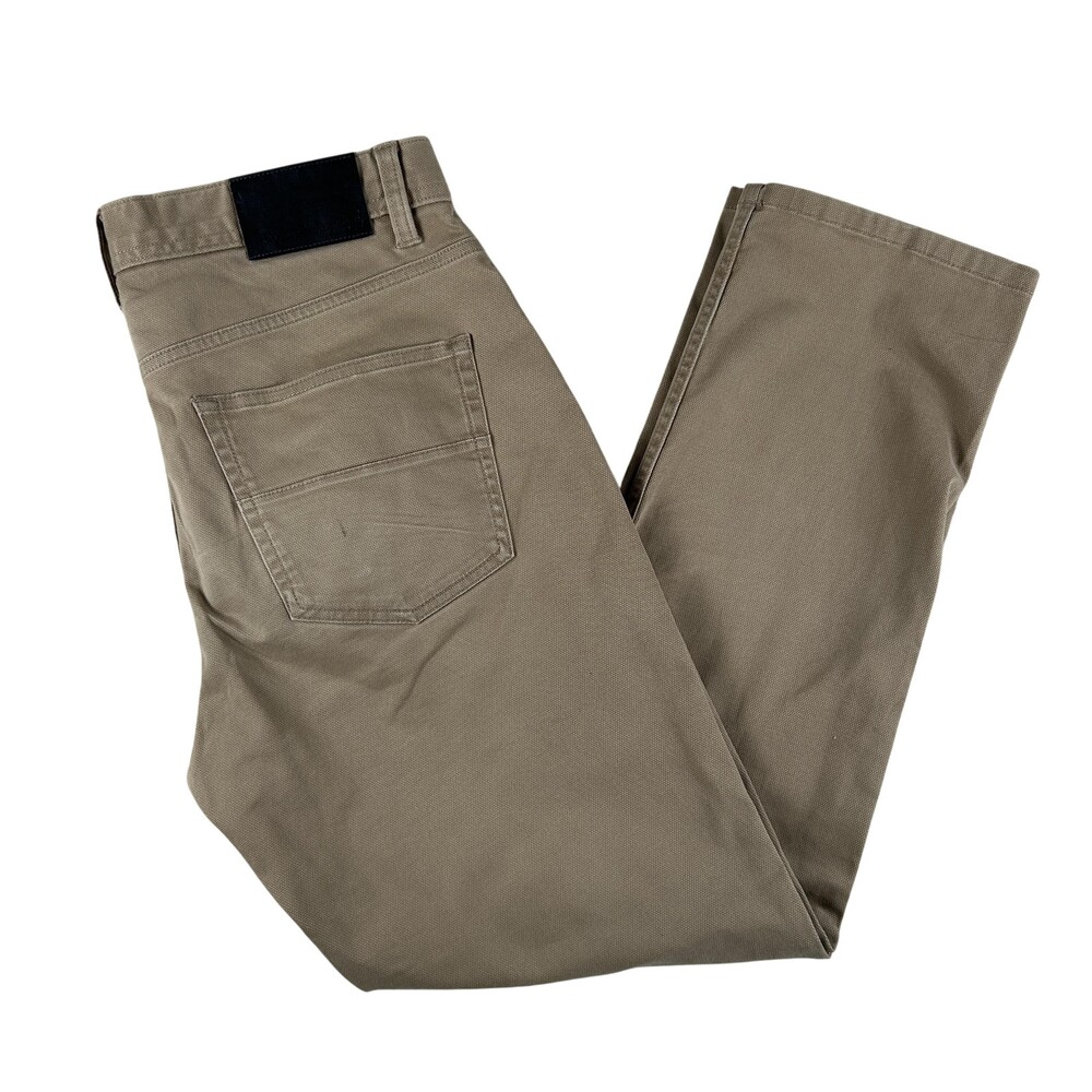English Laundry Jeans Mens 32x29 Beige Slim Straight Stretch Denim Zip Fly